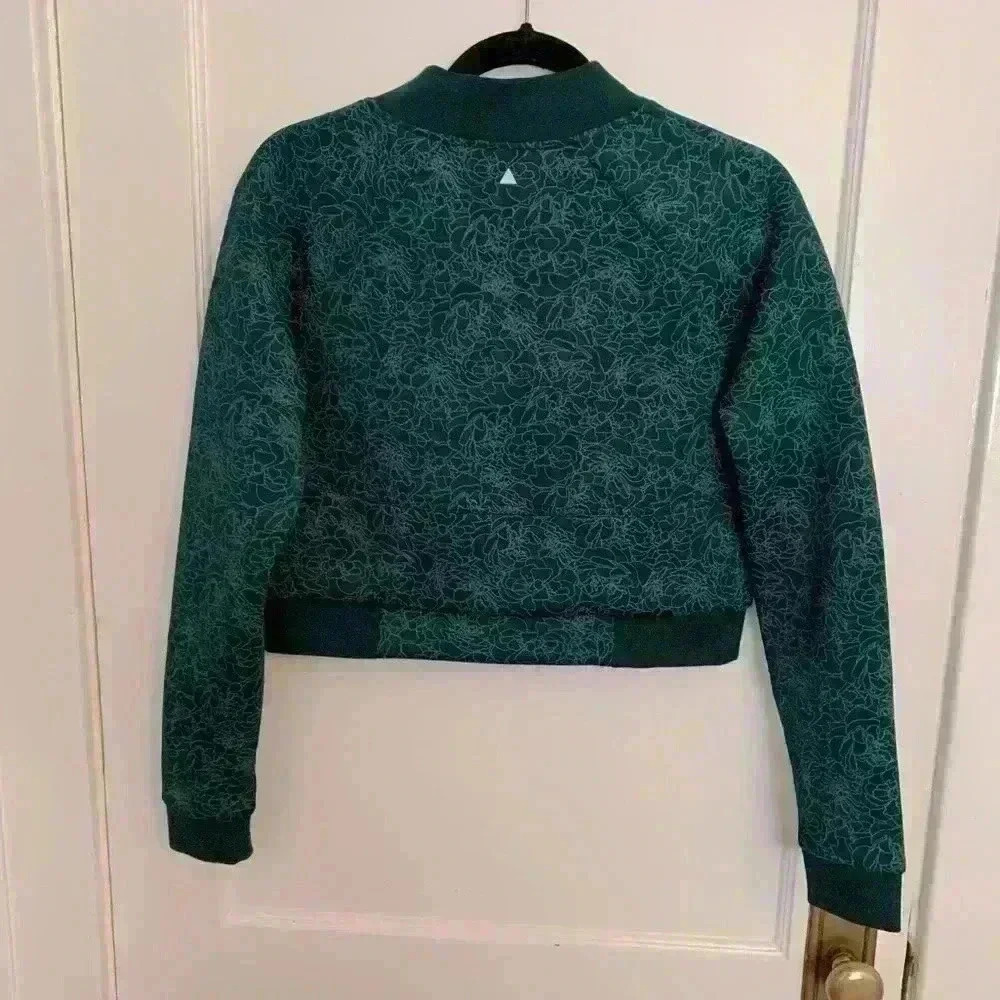 Balance Athletica Teal Bomber Jacket, Womens Size Small - Picture 8 of 13